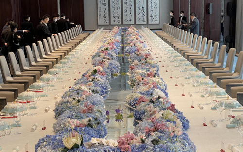 2021年 中央表联部建党百年出格对话会世界会客 厅宴会用瓷